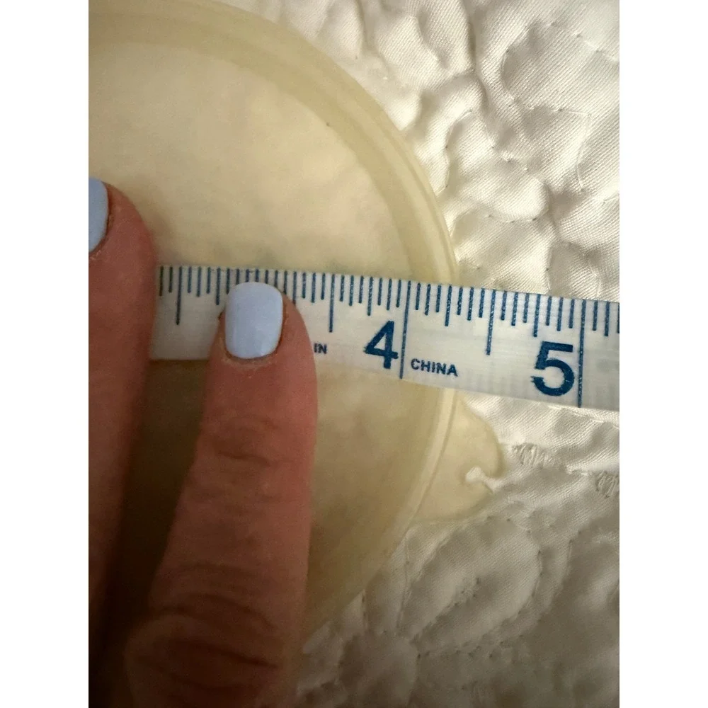 Tupperware Replacement Lid‎ 215 Tupper Seal Round 4.25in Translucent Vintage USA